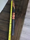 16  Long Hand Carved Wooden Flute