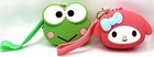 Sanrio Hello Kitty s Keroppi Or My Melody Wristlet Coin Purse Keychain Bag Charm