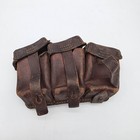 Ww1 1915 German Leather Ammo Pouch Gabelger   S  hne 1915