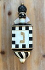 Mackenzie-childs Courtly Check Classic Dreidel Decor - Brand New 