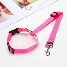 Seatbelt Leash Dog Pet Car Safety Belt Harness Collar Restraint Lead Adjustable