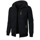 Men s Hooded Sweatshirt Slim Fit Casual Sports Hoodie Zip Jacket