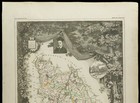 1852 - Vienna - Antique Map By Levasseur  Department France 