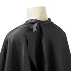 Black Polyester Salon Hair Cutting Barber Cape Waterproof Hair Cutting Gown