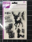 New Crafter s Companion Rubber Stamp Set Christmas Love Clear Cling Free Usa Shp