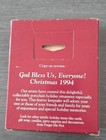Vintage  American Greeting  Forget Me Not  A Christmas Prayer 1994 Ornament