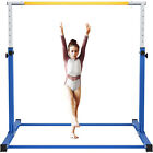 Signature Fitness Folding Steel Gymnastics Bar  For Ages 3   Blue  used 