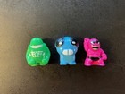 Vintage Lot Of 3 Gogo Crazy Bones Figures- Stamped Magic Box- Loose