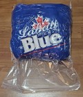 New - Vintage Labatt Blue Zip Up Fleece Sleeping Bag Stadium Blanket - Rare