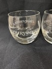 Set Of 2 Courvoisier Cognac Lowball Rocks Glasses Brandy Made In France 