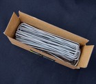 500 Pcs 11 Gauge 6  Galvanized Landscape Staples   Sod Fabric Pins - Rust Free