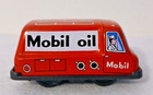 Vintage Tin Friction Mobil Gasoline Truck Made In Japan - Tested works