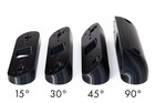 Premium Angle Mount Wedges For Simplisafe - 15  30  45  Or 90 Deg - White  Black