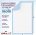 Chucks Pads Disposable  150-pads  Underpads 23    X 36    Incontinence Chux Pads Abs