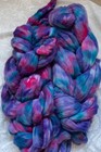 2 Lbs Wool Roving Variegated Purple blue pink For Yarn Spinning felting