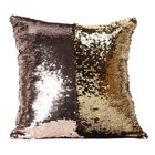 Reversible Mermaid Pillow Sequin Cover Glitter Sofa Home Car Cushion Case Covers