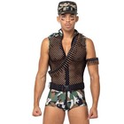 Bullet Belt Bandolier Sash Ammo Army Military Soldier Rambo Costume Plastic 6177