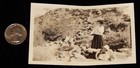 Antique Photograph  1920 s  Two Women Posing In The Hills  Laying Down  Hat