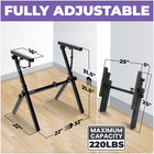 Foldable Z-style Piano Stand   Bench   adjustable For 54   88 Key Digital Keyboards