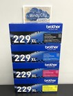 Brother Tn229xl Toner Cartridge Set 4-pack Bcmy Genuine Oem Sealed New