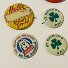 Vintage Pinback Buttons Lot Of 8 Hamm s Beer Pabst Nfl Sears Advertising