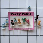 Vintage Carrousel Animal Foam Mcm Party Picks Cupcake Toppers Set 9