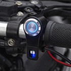 Handlebar On off Switch  Dc 10-12v To Ac 220v Motorcycle 7 8    Start Button 