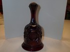 Vtg Avon 1876 Cape Cod Collection Hostess Bell Ruby Red Glass