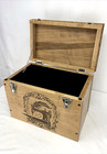 Custom Artisan Handcrafted Wood Singer Featherweight Sewing Machine Case 221 222