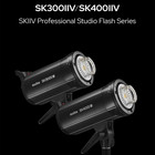 Us Godox Sk400iiv Strobe Studio Flash With 35 160cm Softbox 2m Light Stand Kit