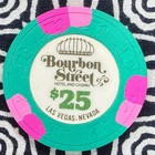 Bourbon Street  25 Las Vegas  Nevada Casino Chip C531