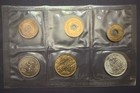 1952 1955 1961 Lebanon 1 2-1 2 5 10 25 Piastres -uncirculated Coins-silver al br