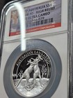      2010-p Australia 1 Oz Silver Dollar Kangaroo High Relief Ngc Pf70 Ultra Cameo