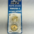 Olfa Rotary Cutter Replacement Blades Tungsten Steel 28mm Rb28-1 Lot Of 4 Pkgs