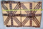 Vintage Polynesian Tapa Bark Cloth Fragment Pacific Islands 24x32 Early 20th C 