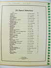 Coles Library Of Familiar Music Opera Selections Book No 10 Songbook 1940