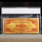 100mg 24k Gold 1934  100 000 Dollars Gold Certificate Banknote With White Coa