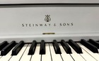 Steinway 40 Upright Console Piano 40  White Finish
