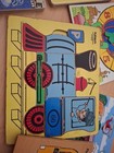 Lot 7 Vintage Wooden Playskool Fisher-price Judy Puzzles Dog Bus Goose soundpuzz