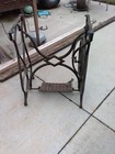 Antique Treadle Sewing Machine Cast Iron Base Dates To 1876 Rare Alvah Mfg  Co