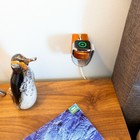 Walnut Wall Charging Station For Apple Watch - Wooden Charging Dock- Wall Holder