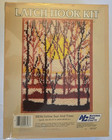 Vintage National Yarn Crafts Latch Hook Kit R836 Sun   Trees 20 x27  Brand New