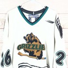 Utah Grizzlies Game Worn Hockey Jersey Ihl Bauer Sz 56   26 White