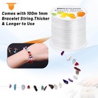 1mm Elastic Bracelet String Cord Stretch Bead Cord For Jewelry Making
