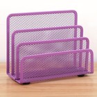  Desk Mail Organizer  Purple 2 Pack Office Small Letter Sorter Desktop File 