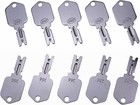 10x 166 Forklift Keys Ignition Keys For Clark Yale Hyster Komatsu Gradall Geh   