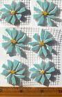 6 Blue Daisy Flowers 1 5  Broken Cut China Plate Mosaic Tiles