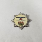 Team Usa Winter Olympics Snowflake Pin Bank Of America Official Sponsor Rings