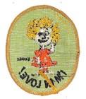 Peanuts Frieda  i m In Love   1971 Embroidered Patch Nos 2 1 2  X 3  Scarce