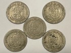 1972 1974 Philippines 1 Piso Jose Rizal Republika Pilipinas Coin Lot Of 5